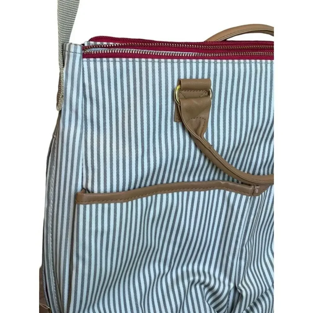 Skip Hop Diaper Bag Iconic Duo Signature Tote with Changing Pad & Stroller Attac